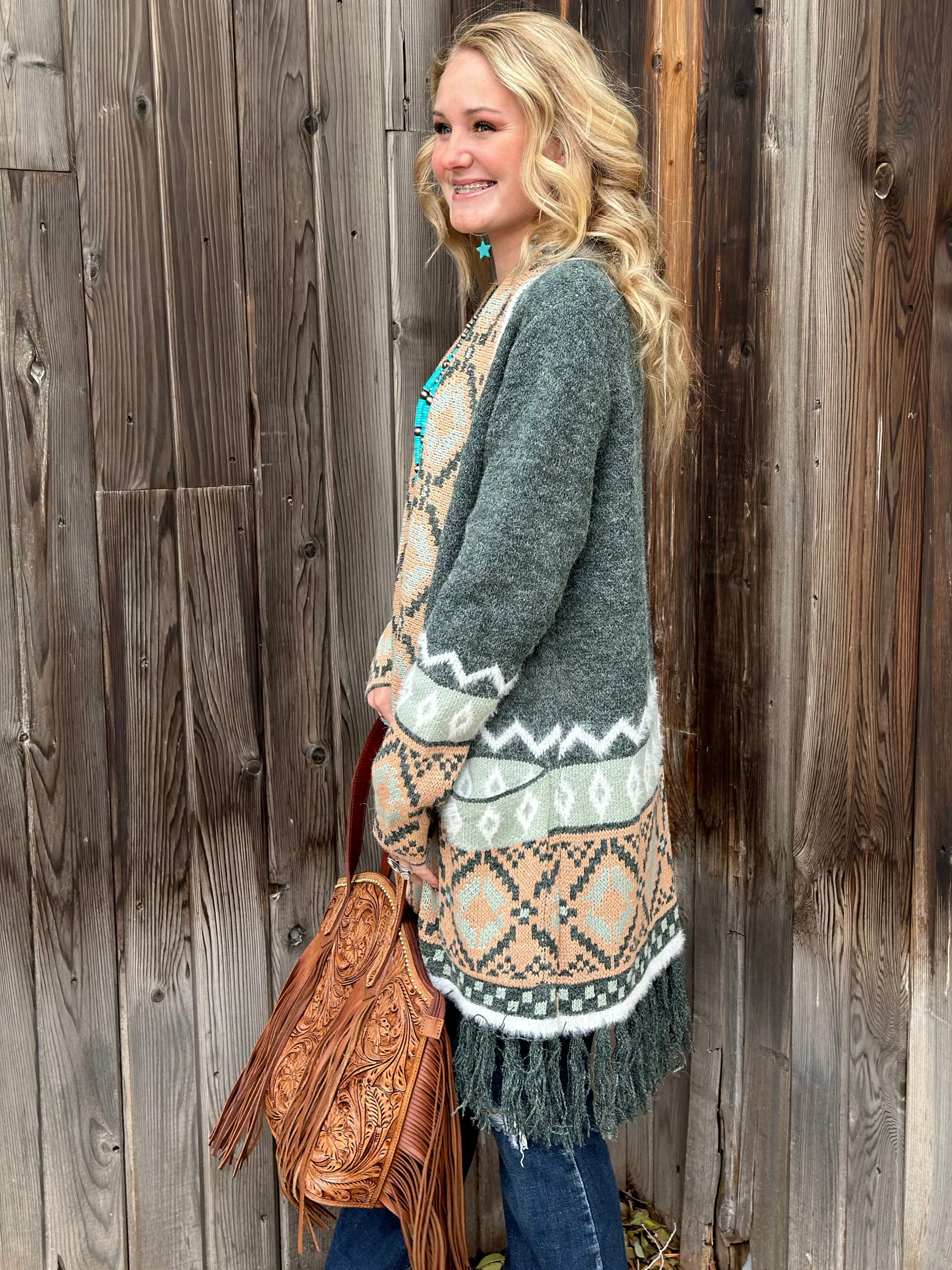 The Bozeman Tribal Cardigan