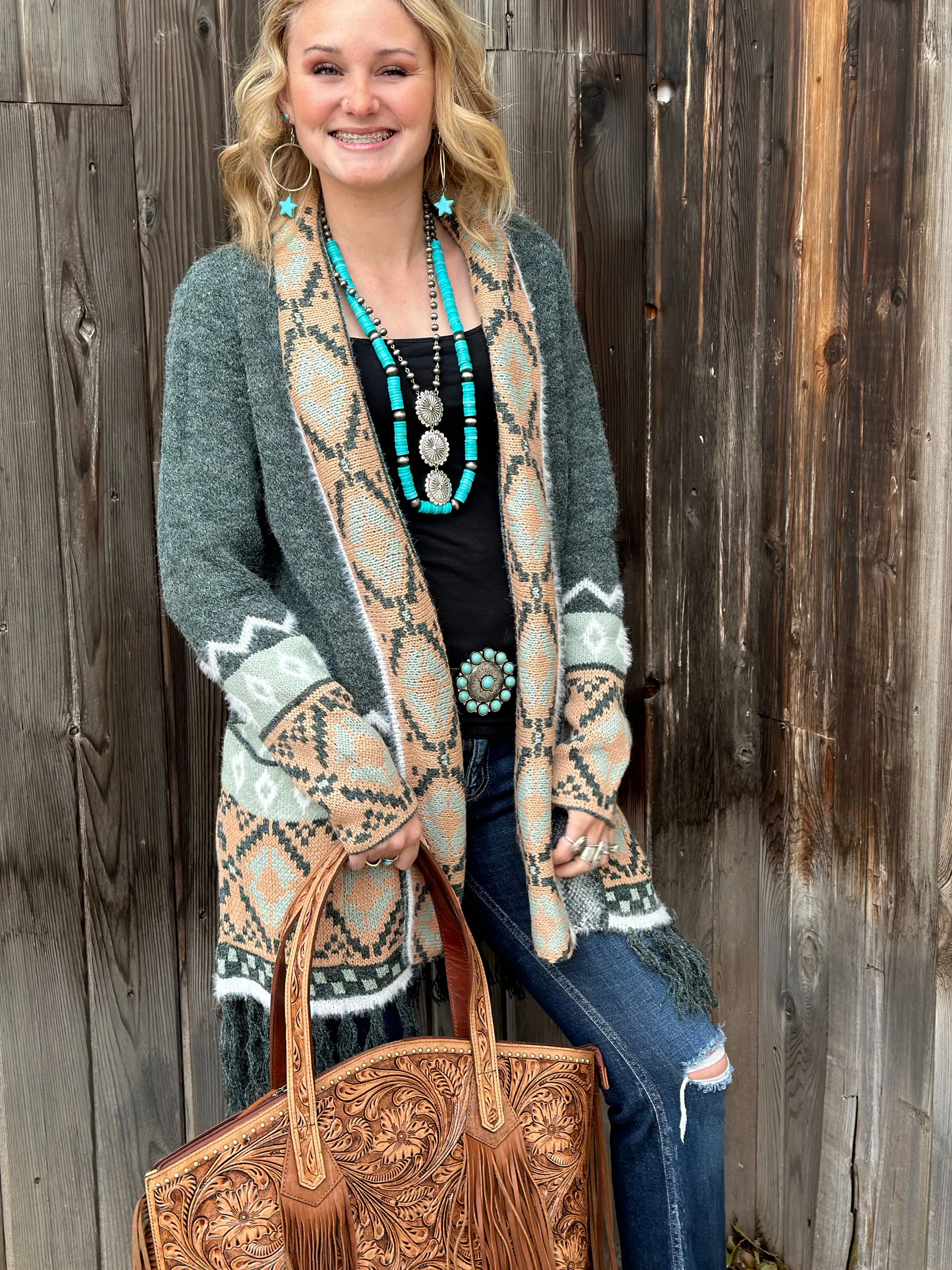 The Bozeman Tribal Cardigan