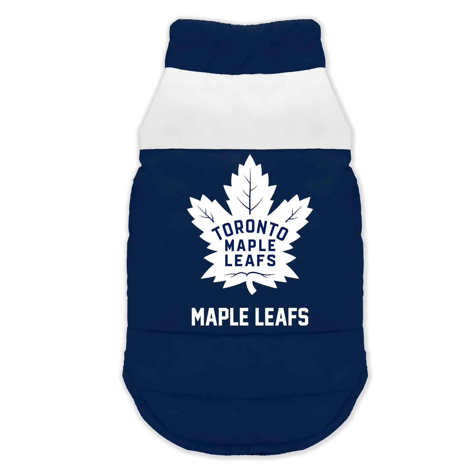 Toronto Maple Leafs Pet Parka Puff Vest