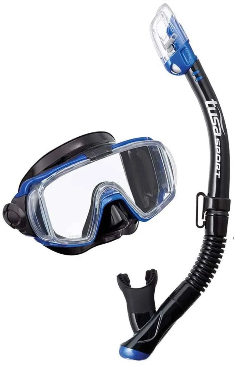 TUSA SPORT Dive Mask and Snorkel Set ADULT Black Series (UC3125)