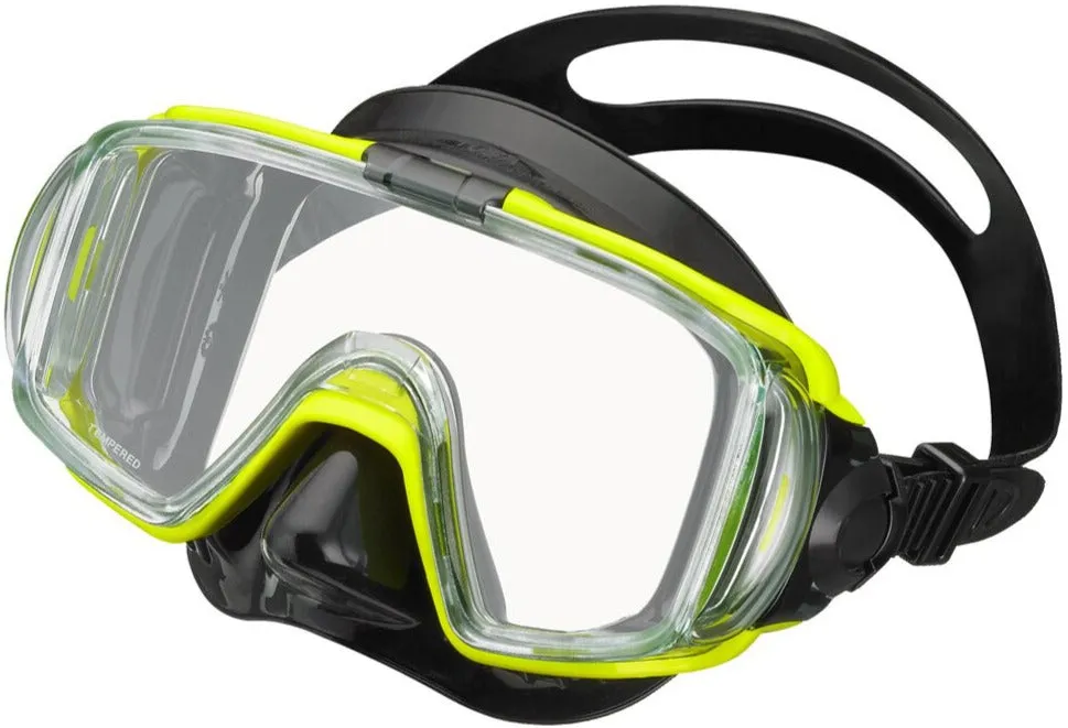 TUSA SPORT Dive Mask and Snorkel Set ADULT Black Series (UC3125)