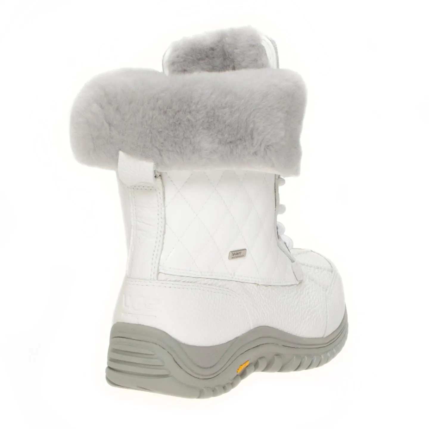 UGG Adirondack Quilted White Boots