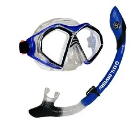 U.S. Divers Admiral 2 LX Mask - Island Dry Snorkel Combo