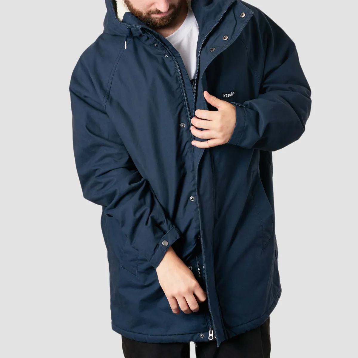 Volcom Volster II Parka Jacket Navy