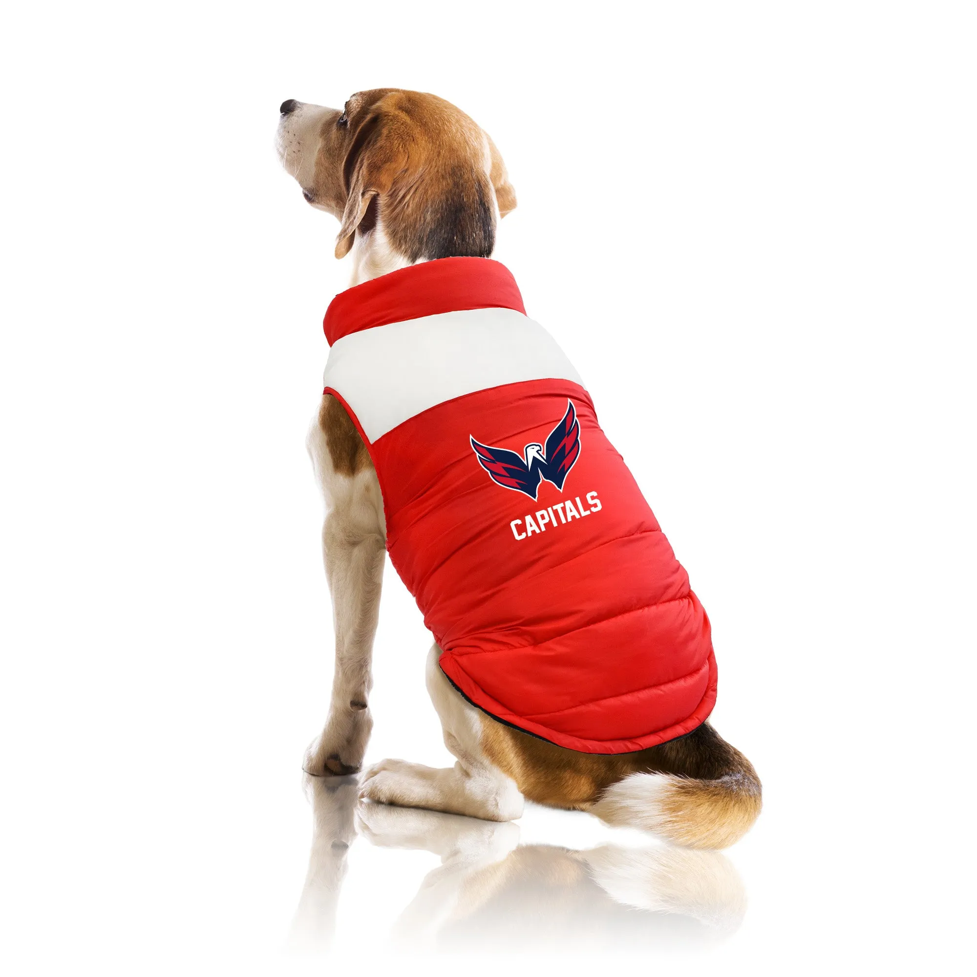 Washington Capitals Pet Parka Puff Vest