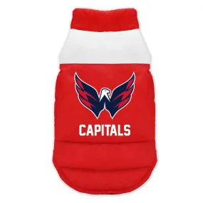 Washington Capitals Pet Parka Puff Vest