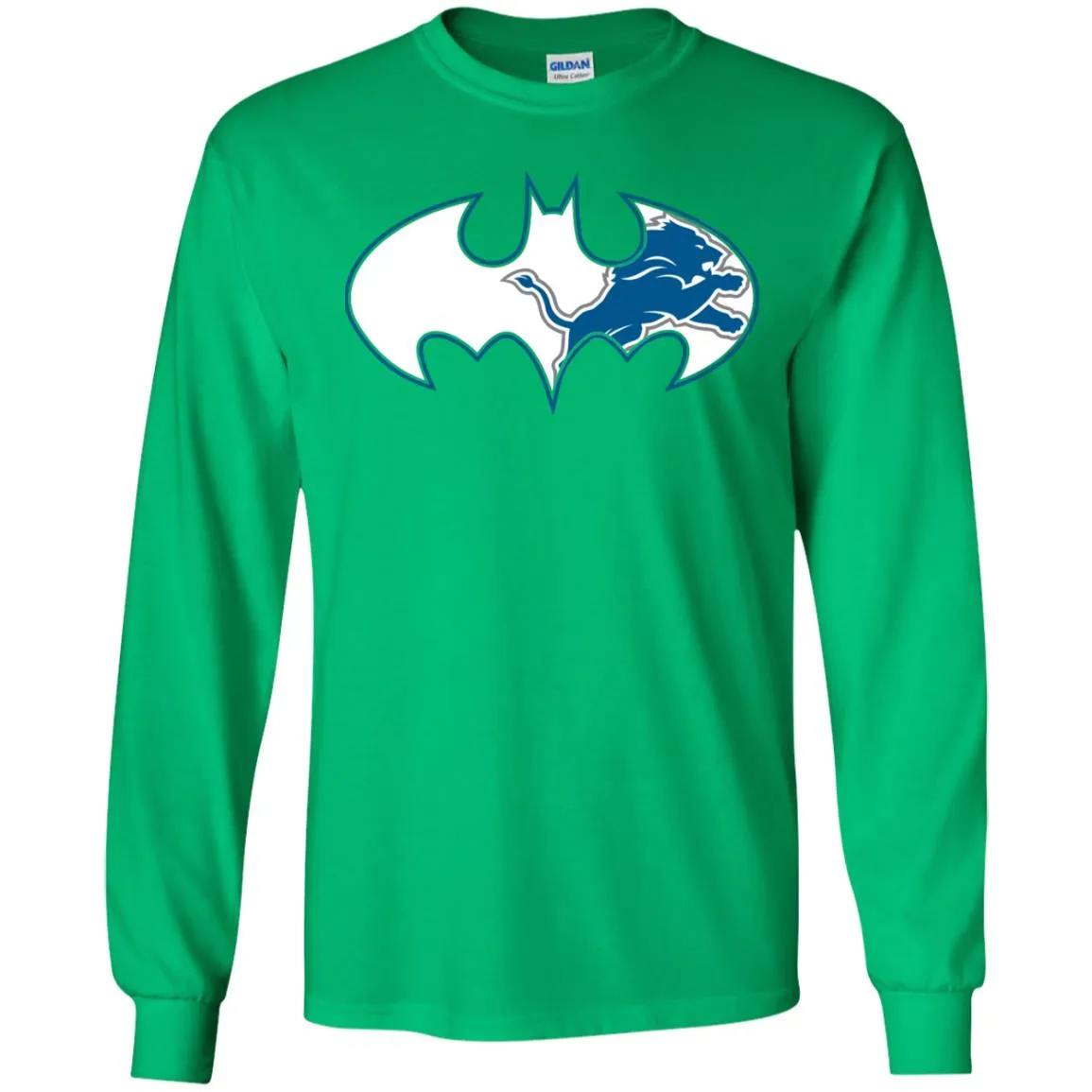 We Are The Detroit Lions Batman Nfl Mashup Men Long Sleeve Shirt