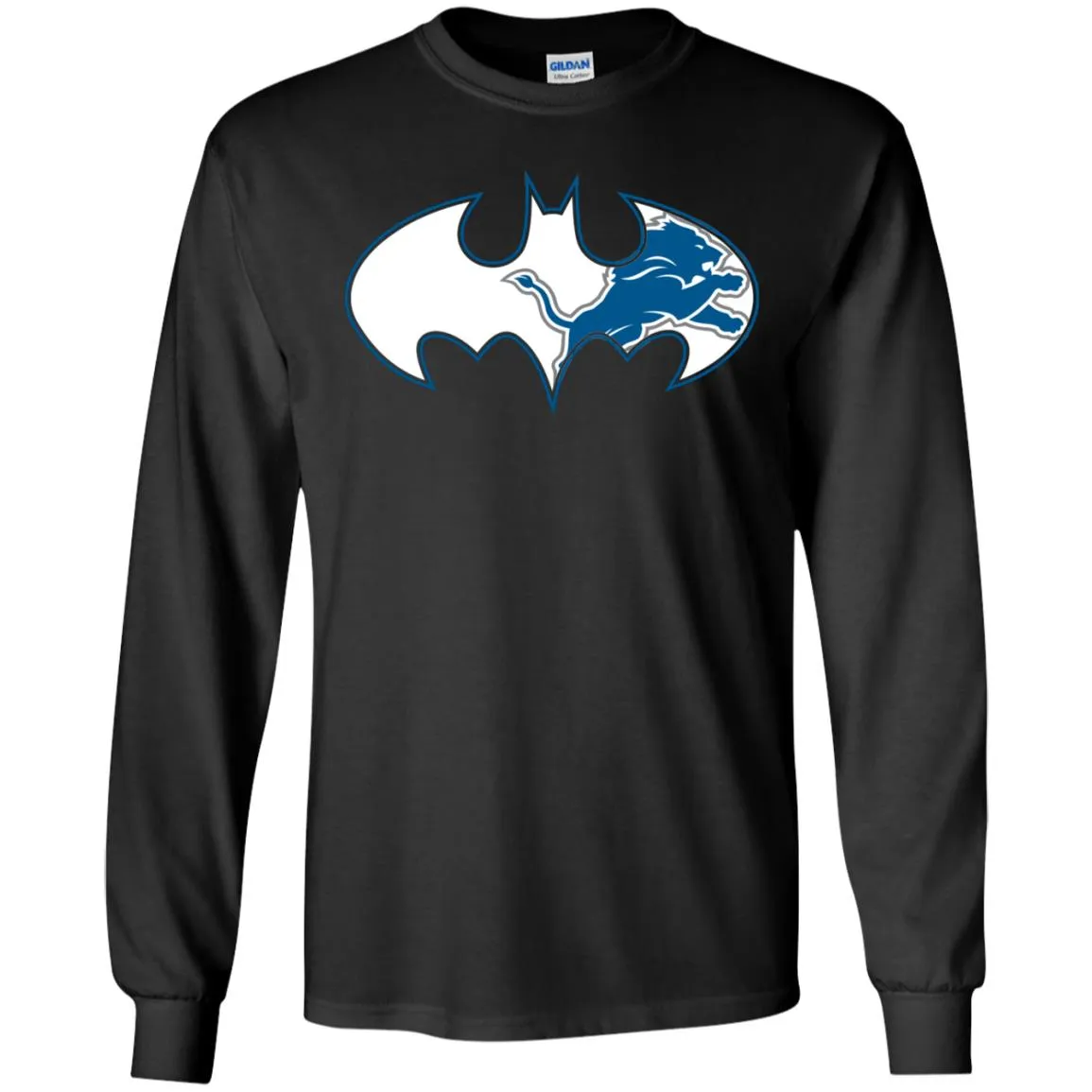 We Are The Detroit Lions Batman Nfl Mashup Men Long Sleeve Shirt