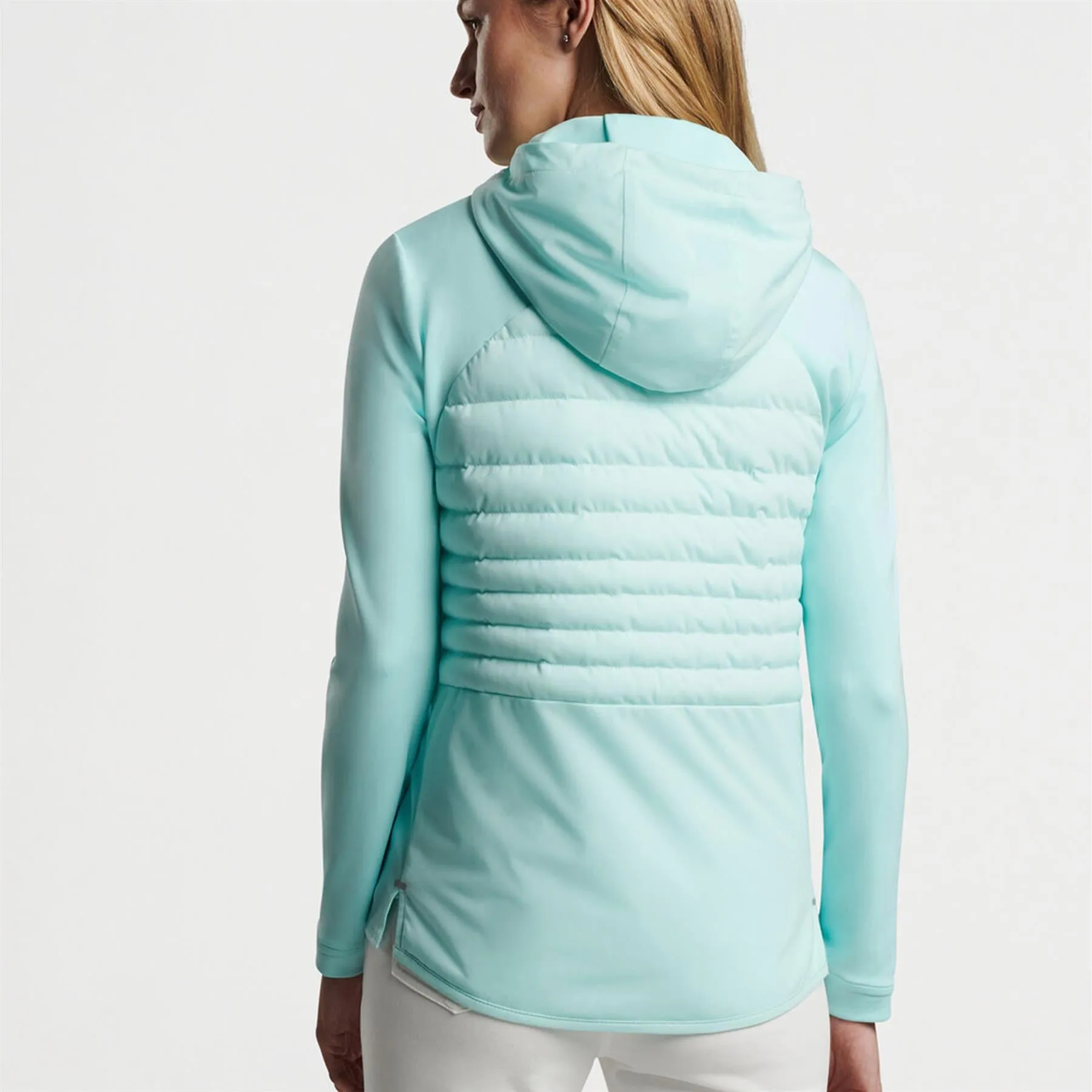 Womens Hooded Merge Celeste - SS24