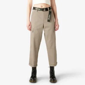 Women's Relaxed Fit Cropped Cargo Pant FPR50 - Desert Sand