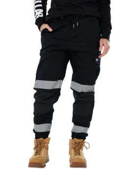 Womens Taped Cuffed Dynamic Pant - Black