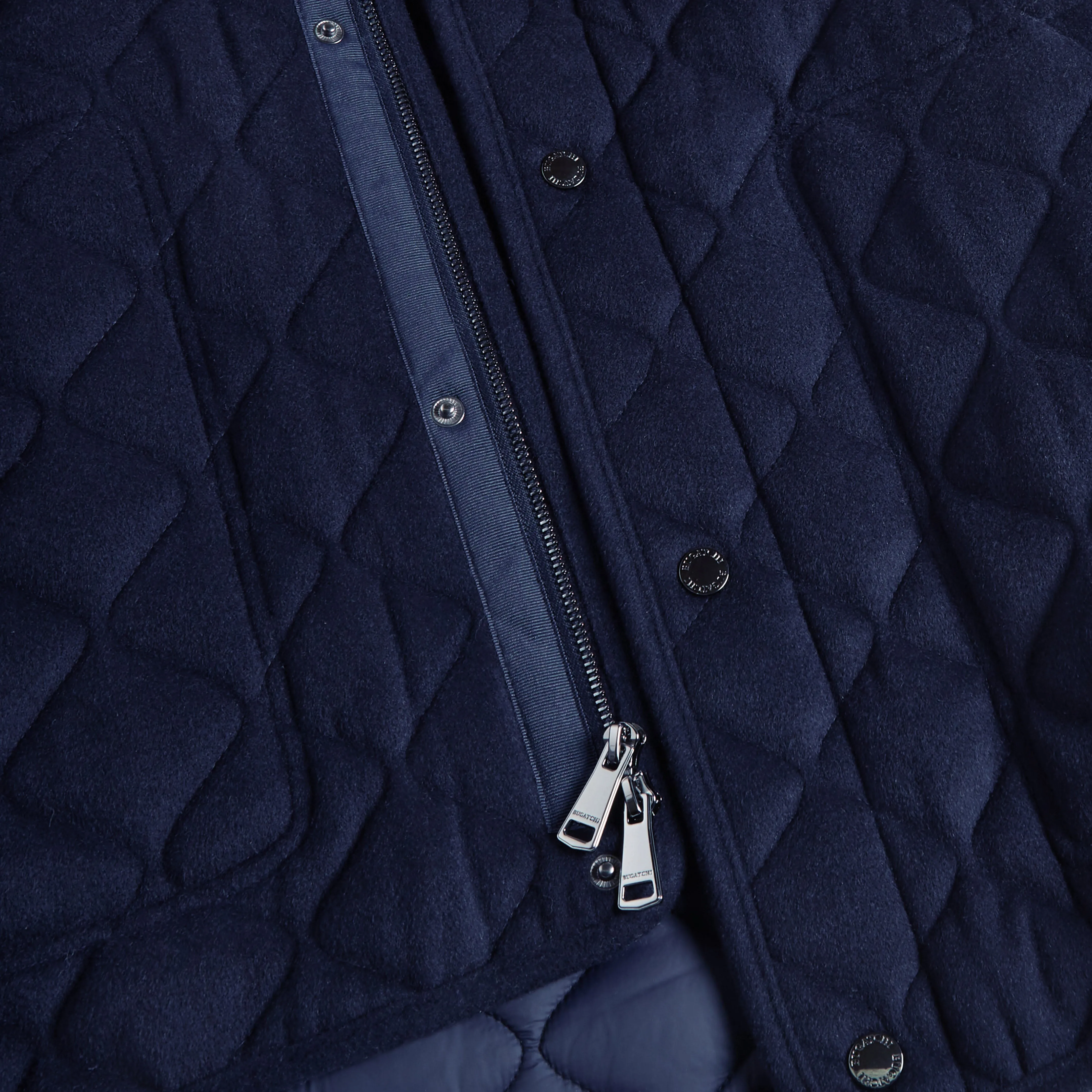 Wool and Cashmere Quilted Field Jacket