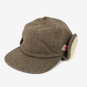 Wool Boa Pilot 6-Panel Cap - Brown