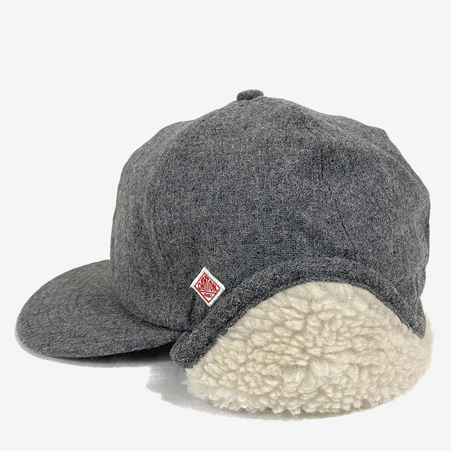 Wool Boa Pilot 6-Panel Cap - Brown