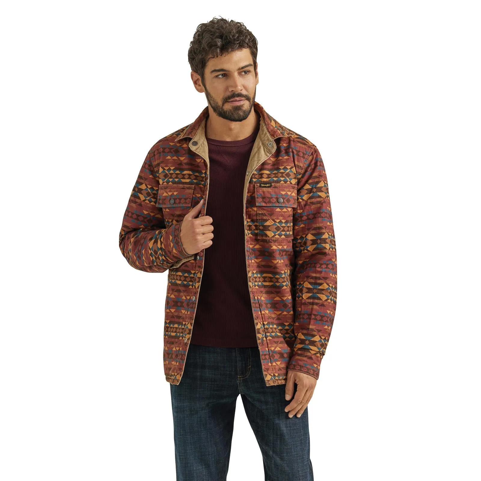 Wrangler Reversible Quilted Shirt Jacket